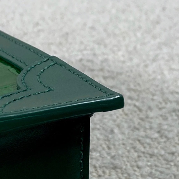 Authentic Pre-Owned CASABLANCA Women's Orange Gradient Embossed Mini Jeanne Bag - Picture 10 of 16